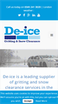 Mobile Screenshot of de-ice.co.uk